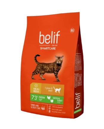 Belif Premium Cat Dry Food Chicken & Turkey - 7.5KG