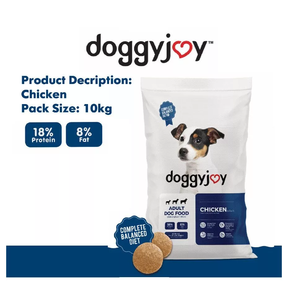 Doggyjoy 10kg Chicken Dry Dog Food